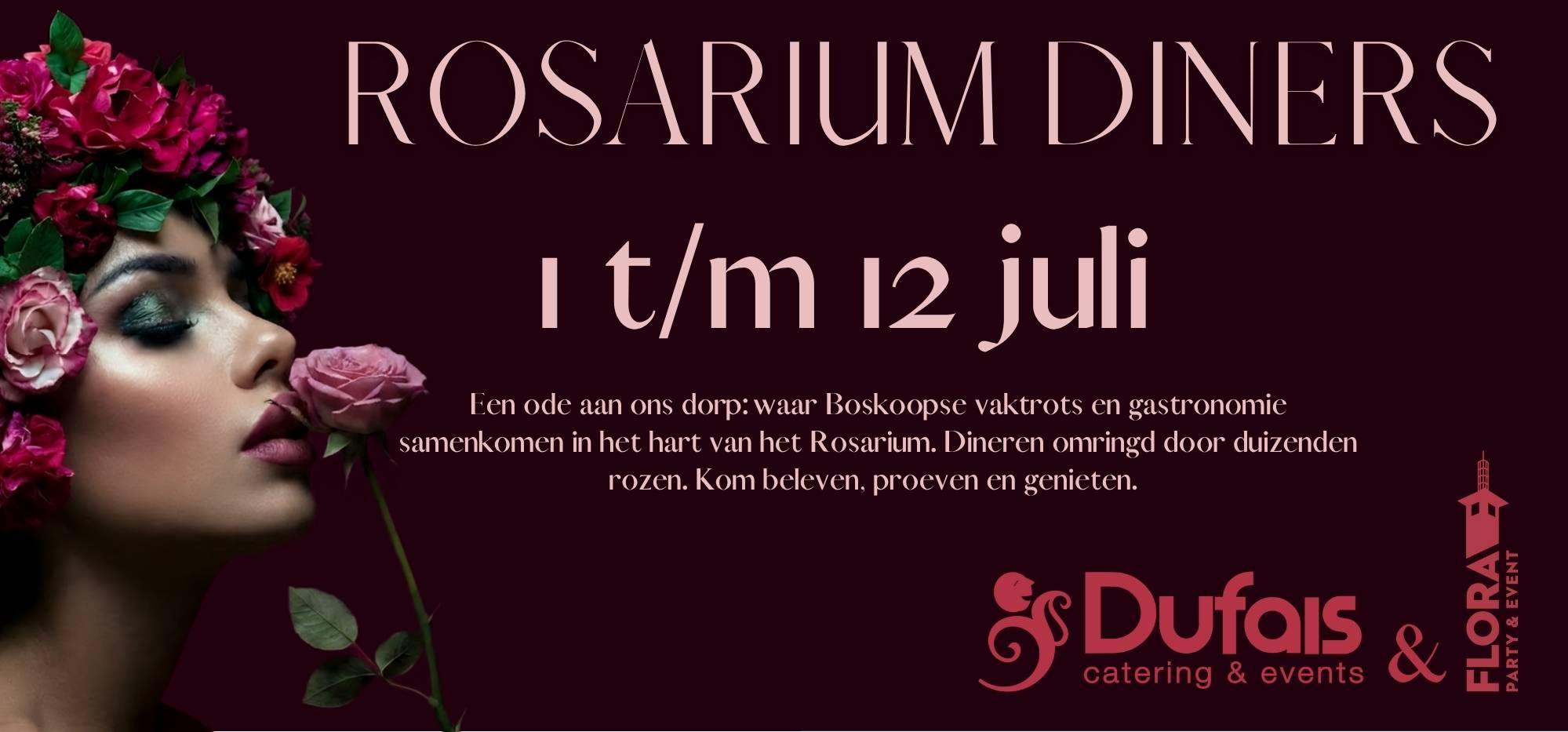 Bruiloft diner met catering en styling door Dufais